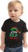 Bellatio Decorations Little elf Kerst t-shirt - zwart - peuters - Kerstkleding / Kerst outfit 98