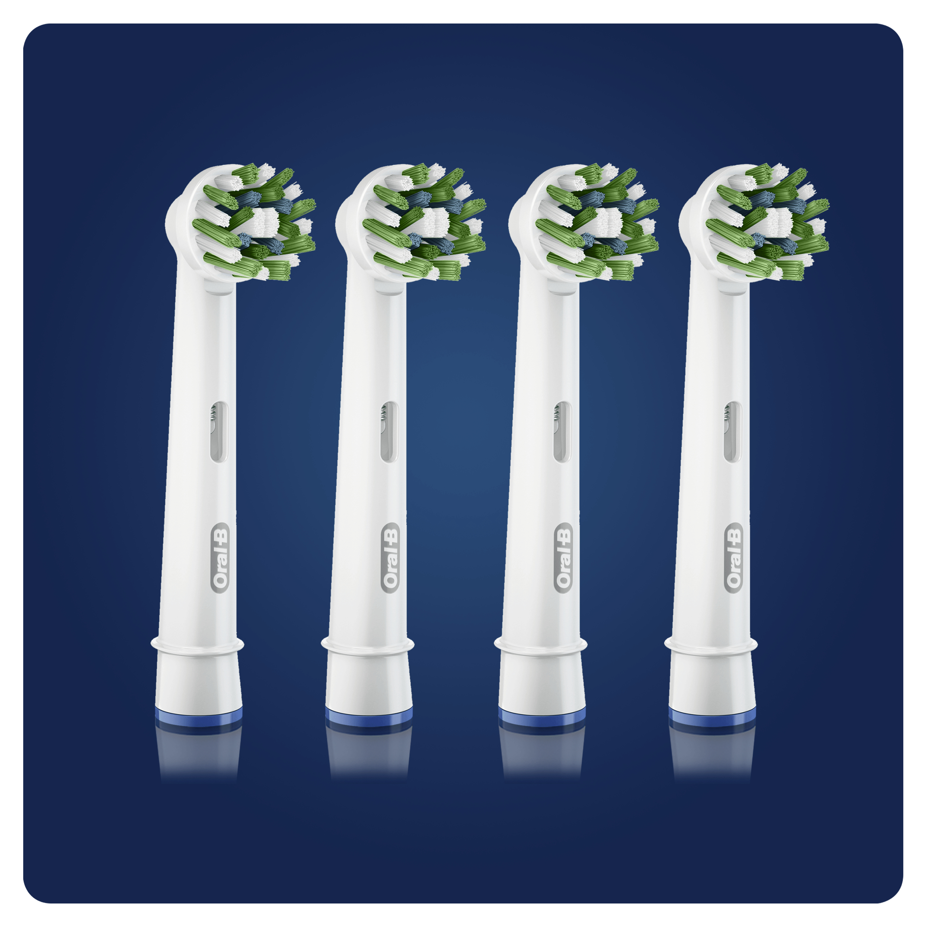 Oral-B CrossAction Opzetborstel Met CleanMaximiser-technologie, Verpakking Van 4 Stuks