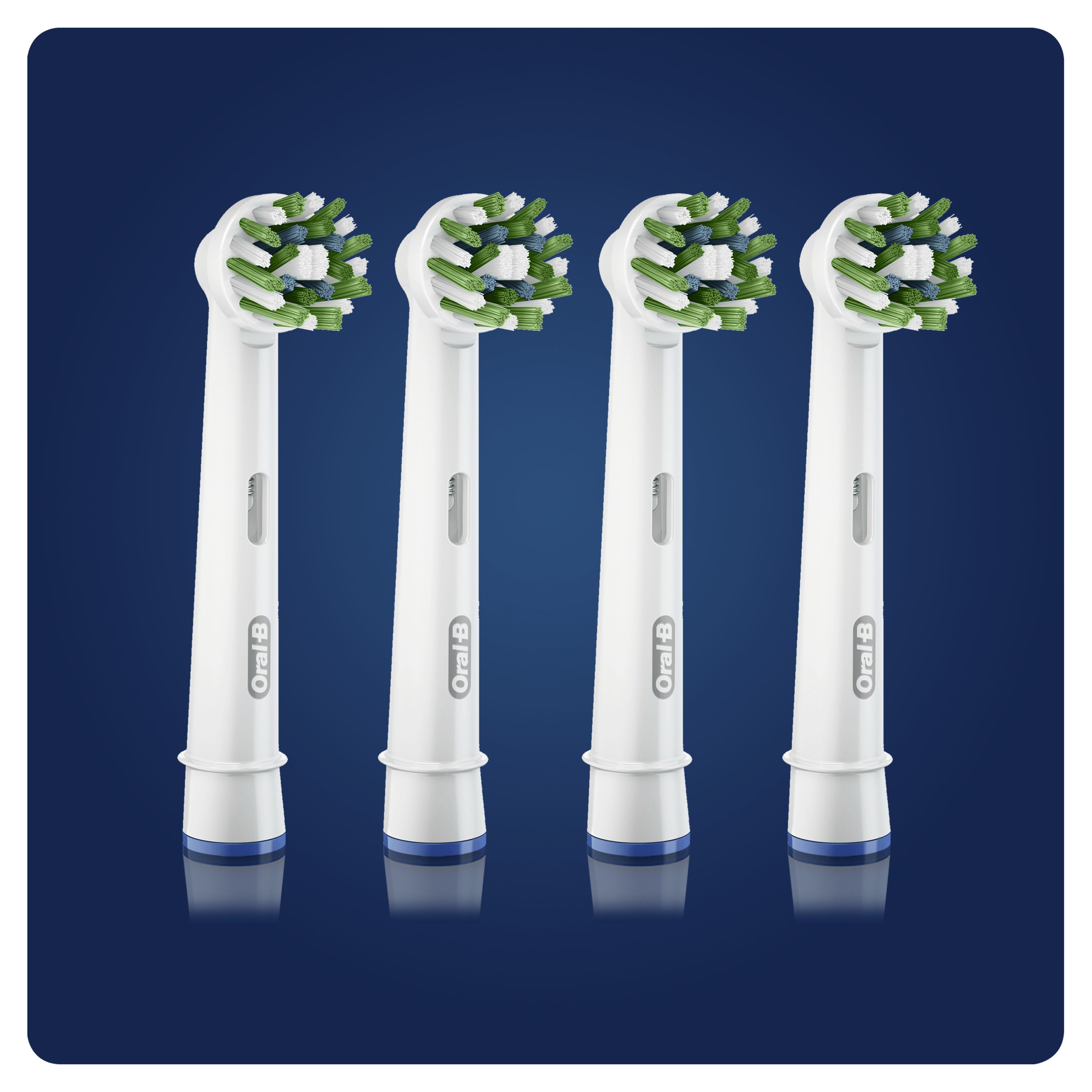 Oral-B CrossAction Opzetborstel - 4 Stuks