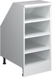 Vicco R-Line Keukenkast voor schuine wand – 40 cm met 4 compartimenten, kastromp 60 cm diepte Wit