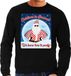 Bellatio Decorations Shoppartners Bv Foute Kersttrui / sweater - Christmas in Brabant we know how to party - zwart voor heren - kerstkleding / kerst outfit XL