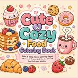 Cute & Cozy Food Coloring Book