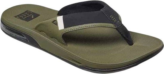 Reef Fanning Low Olive Heren Slippers - Olijfgroen - Maat 42