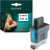 Evoke Cyan Ink for Brother LC900C (15ml, 500 Pages)