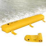VEVOR Waterkering, 3,7 m lengte x 30,5 cm hoogte zandzak alternatief, waterbarrière voor overstromingen met geweldig waterdicht effect, herbruikbare PVC wateromleidingsbuizen, overstromingsbarrières