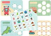 Zindelijkheidsbox B.V. Système de récompense garçon - Entraînement à la propreté enfant - 20x carte de récompense - 120 autocollants - Diplôme de pipi