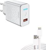 DrPhone LS3 - 18W Oplader + Kabel - Wit