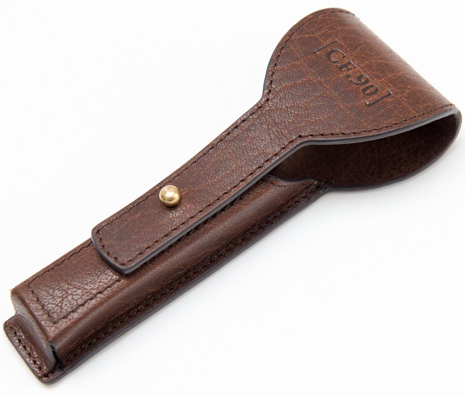 Captain Fawcett Handcrafted Leather Razor Case - 5060338440607
