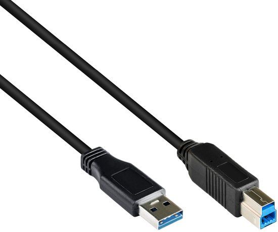 Good Connections USB-kabel 1 m USB A USB B Zwart