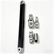 Icecat Clé à cliquet décalée pour espaces confinés – Acier au carbone – Avec adaptateurs carrés de 1/2", 1/4" et 3/8" – Outil professionnel, noir