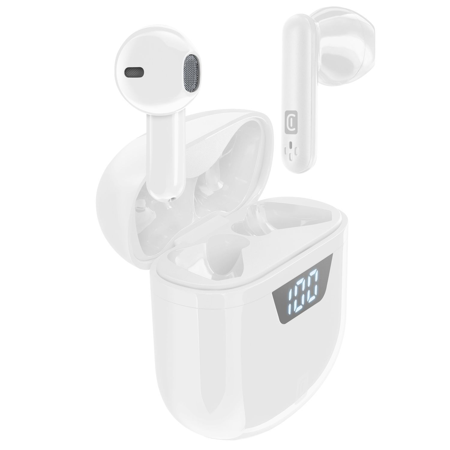 Cellularline Seek True Wireless Stereo (TWS) In-ear Headset - White