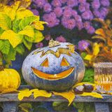 Home Fasion 20 Servetten met Pompoen - Herfst - Halloween servetten