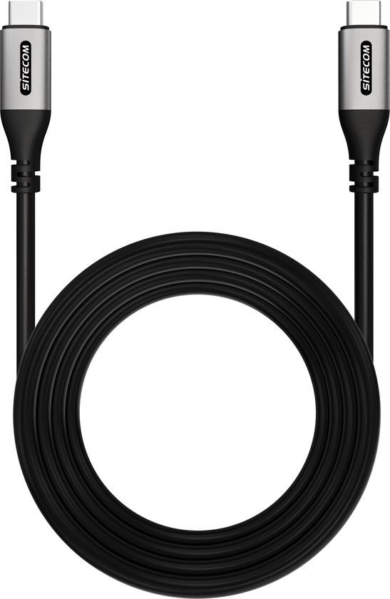 Sitecom Power Cable USB-C to USB-C 240 Watt 3m Black