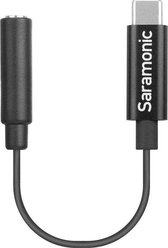 Saramonic SR-C2003, 3.5mm TRS mini jack to USB-C adapter kabel (6cm)