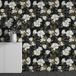 LUMALÉA Papier Peint Panoramique Fleurs 325 Cm X 203 Cm