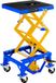 MSW Schaarkrik-platform met rolwielen - 160 kg - Staal