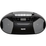 Telestar Imperial PBB 1 Compacte draagbare boombox met CD-speler, cassettedeck en FM-radio