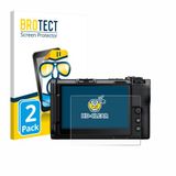 BROTECT - Screenprotector voor Nikon ZR 2025 - Folie Beschermfolie transparant 2 Stuks