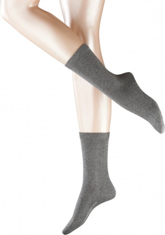 Falke Cosy Wool Sok 47548 - Dames - Light Grey Mel. 3399 - Maat 39-42