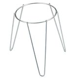 SAUVIC 03080 ZINC PLATED POT DE FLEURS 24 CM, Argent, 24x30x27 cm