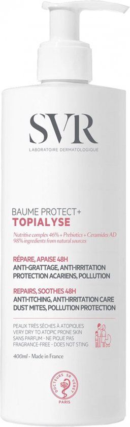 SVR Topialyse Verzachtende Balsem voor Jeukende en Geïrriteerde Huid (400 ml)