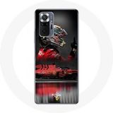 Maniacase Hoesje voor Xiaomi Redmi Note 10 Pro Formule 1 Sebastian Vettel F1 Racing Driver Red