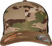 Urban Classics Multicam Mesh Trucker Pet S/M Multicolours