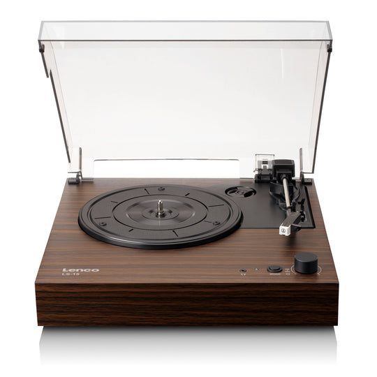 Lenco LS-15WD Draaitafel met Bluetooth - Hout - Ingebouwde Speakers