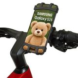 Opline Telefoonhouder Fiets B2 - Universeel - Zwart - Schokbestendig - Voor Fiets & Scooter