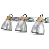 REV - Wandlamp of plafondlamp met 3 lampen in trendy retro look met E27-fitting