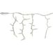 Showtec guirlande LED stalactites statique en caoutchouc blanc, raccordable, blanc chaud, 5 m