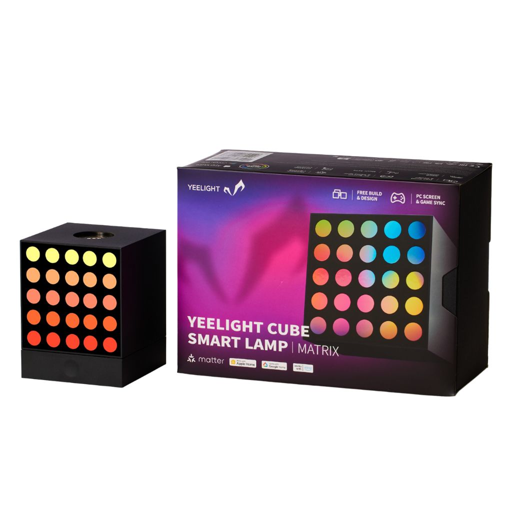 Yeelight Cube Smart Lamp - Light Gaming Cube Matrix - Rooted Base