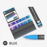 TOOLI-ART Marker set Blue 0.7mm