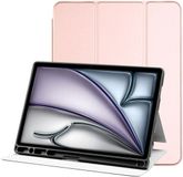 Selected by GSMpunt.nl Tablet Hoes Geschikt voor Apple iPad Air 11 (2024/2025/2026) | Luxe Tri-Fold Book Case | Kunst Leren Bescherm Hoes | Standaard Functie | Roze
