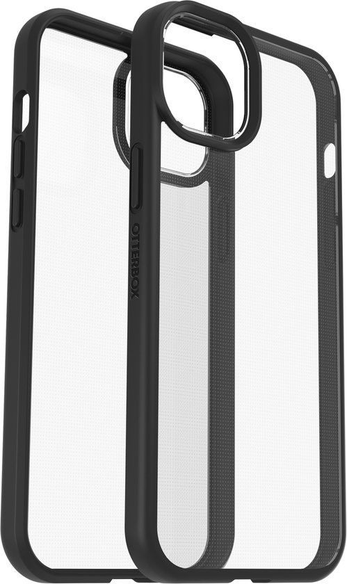 OtterBox React Apple iPhone 15 Plus Hoesje Transparant Zwart