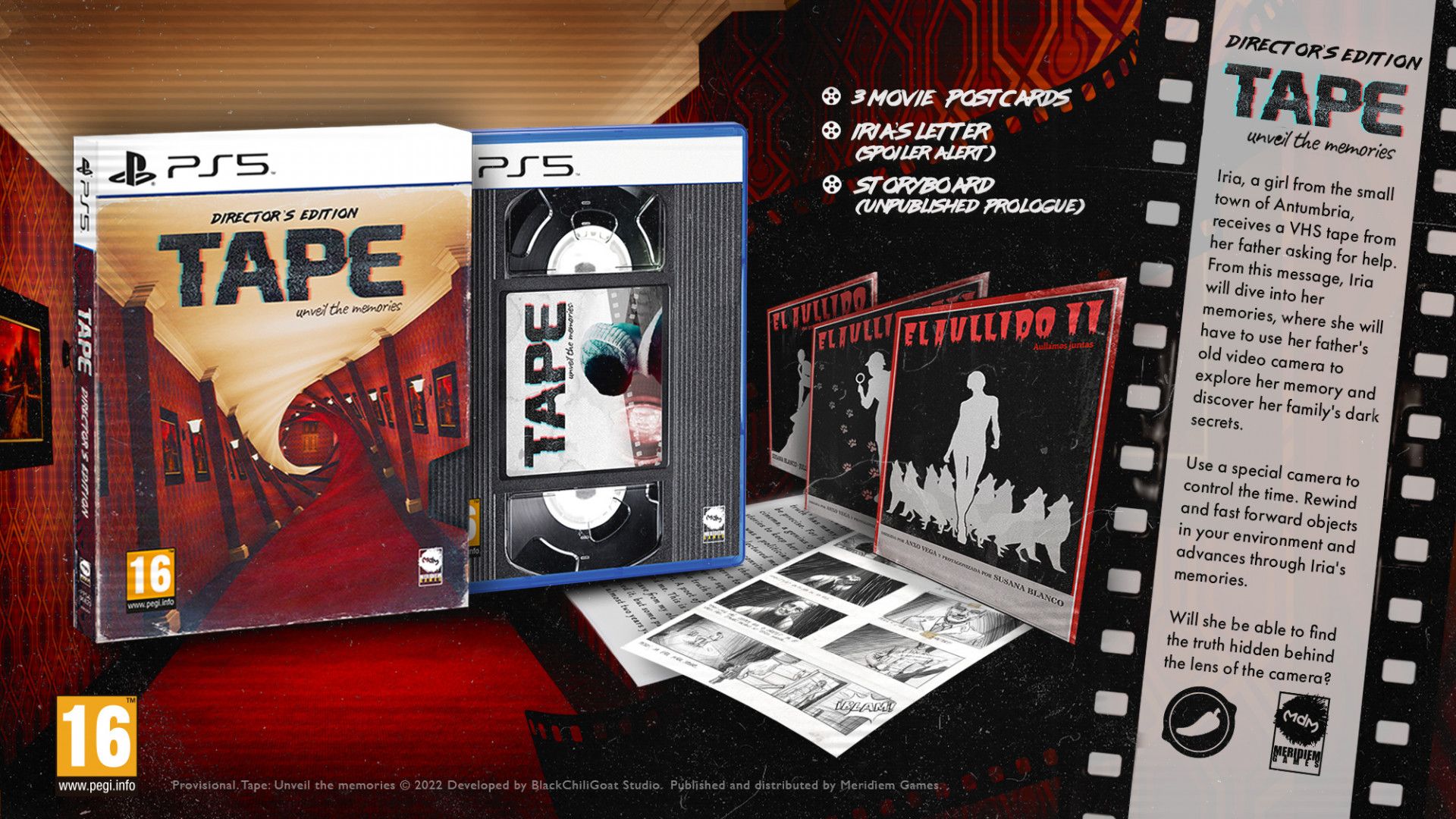 Meridiem Games Tape Unveil the Memories Director's Edition - PlayStation 5