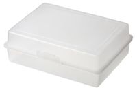Picknick Lunchbox "Picknick" pour enfants – Grande boîte à lunch, sans BPA et fabriquée en Allemagne, idéale comme boîte de conservation pour l'école et les loisirs – Transparent, blanc laiteux