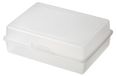 Picknick Lunchbox "Picknick" pour enfants – Grande boîte à lunch, sans BPA et fabriquée en Allemagne, idéale comme boîte de conservation pour l'école et les loisirs – Transparent, blanc laiteux