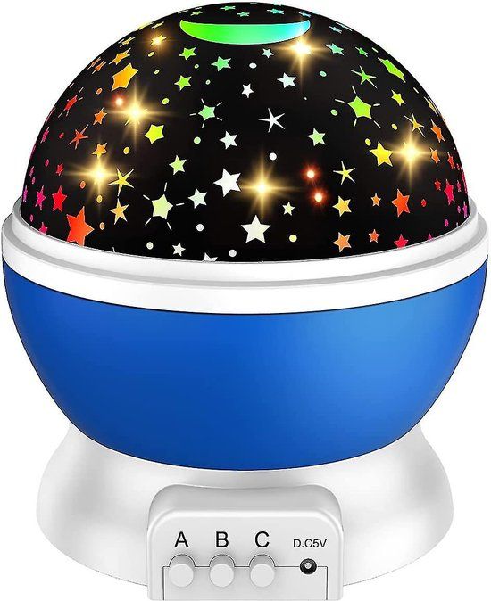 Mobstore Sterrenprojector Nachtlampje - LED Projector Bol - Sterrenhemel Projectie - Slaaptrainer Baby & Kinderen