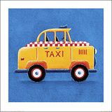 The Art Group Simon Hart (gele taxi) - Art Print 40 x 40cm
