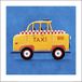 The Art Group Simon Hart (gele taxi) - Art Print 40 x 40cm