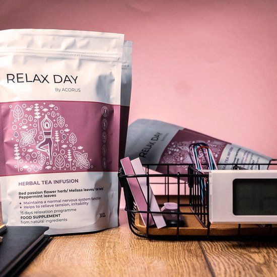 Acorus Kruidenthee Relax Day, 30 st.