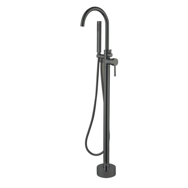 Best Design Albi Vrijstaande Badkraan - Gunmetal - H 1200 mm - 4008560