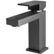 BES LED Leoni Crinty Wastafelmengkraan Opbouw Vierkant PVD Gunmetal Grijs