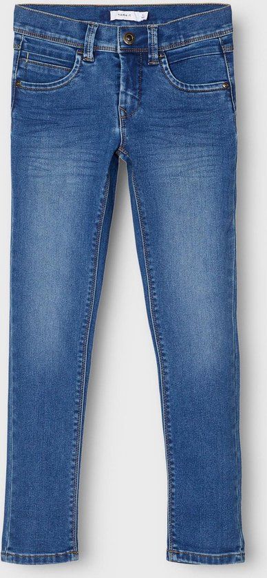 NAME IT NKMSILAS XSLIM Jeans - Boys - Size 140 - Medium Blue Denim