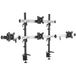 HFTEK MP234C-N bureaustandaard voor vier 15 inch - 27 inch monitor monitor met VESA 75/100