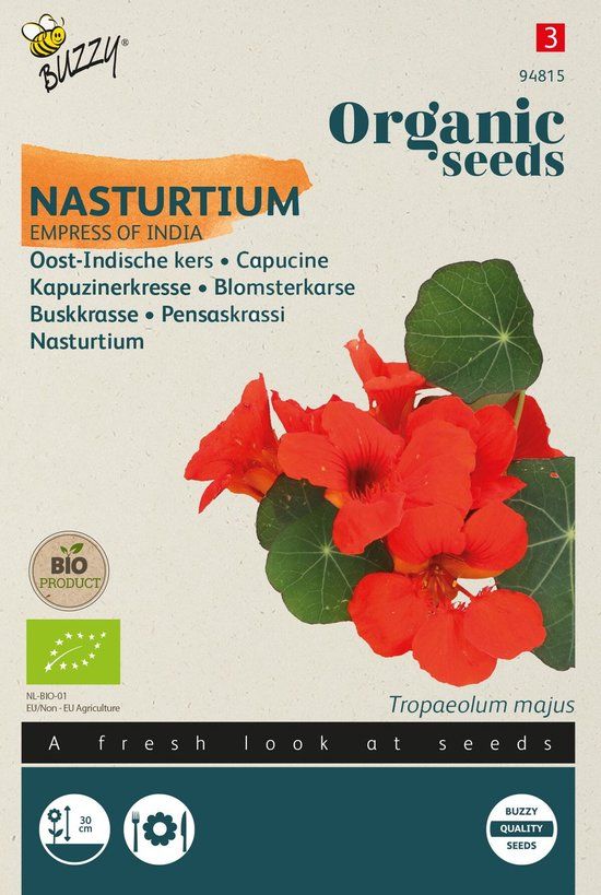 Tuinplus Zaden tropaeolum empress india 1.5 gram