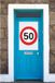 Bellatio Decorations Verjaardag deurposter - 2x - 50 jaar - stopbord - 59 x 84 cm - Sarah/Abraham