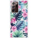 Samsung Galaxy Note Tropical aquarelle Verstevigd hoesje met sublimatie bedrukking