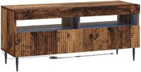 vidaXL TV-meubel HAARLEM 100 x 35 x 43 cm Oud hout Bewerkt hout